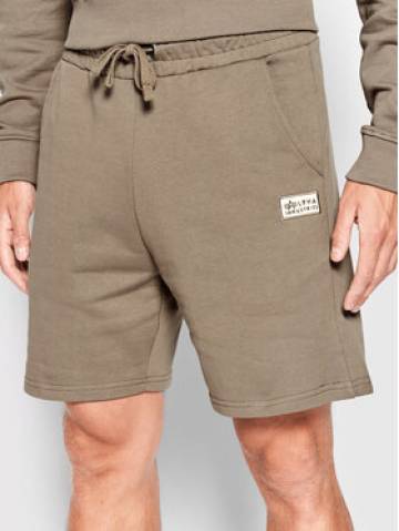 Alpha Industries Спортивні шорти 106365 Коричневий Regular Fit Alpha Industries Спортивні шорти 106365 Коричневий Regular Fit