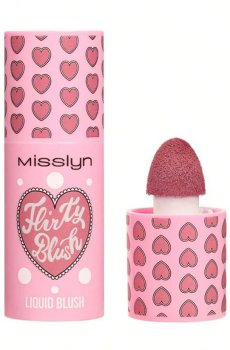 Жидкие румяна для лица Misslyn Flirty Blush Liquid Blush 14 Peachy Pink, 7,3 мл