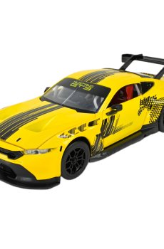Автомодель Автопром Ford Mustang GT3 жовта 1:24 (661293A)