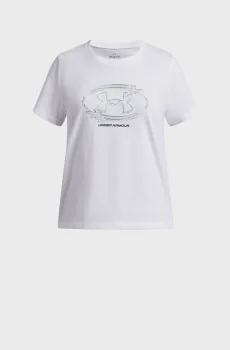 Детская белая футболка UA G Star Logo Lockertag SS Белый 7 Under Armour 6009718-100