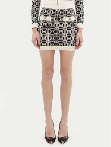 Elisabetta Franchi Cпідниця-міні GK-04B-47E2-V260 Чорний Slim Fit Elisabetta Franchi Cпідниця-міні GK-04B-47E2-V260 Чорний Slim Fit