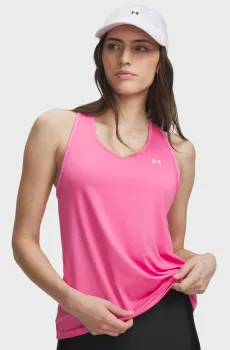 Женская розовая майка Tech Knockout Tank Розовый M Under Armour 1389851-637