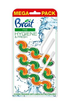 Туалетный блок Brait Pine, 3*45 г