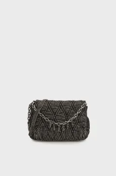 Женская темно-серая джинсовая сумка CHARM-D Серый ONESIZE Diesel X09596 P9029