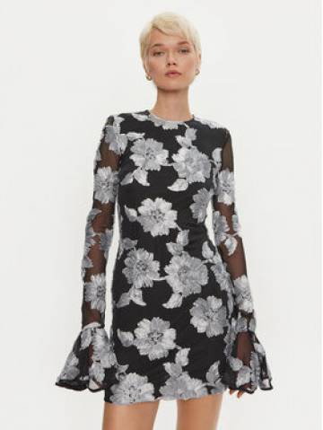 ROTATE Коктейльна сукня Rositana 1130391206 Чорний Slim Fit ROTATE Коктейльна сукня Rositana 1130391206 Чорний Slim Fit