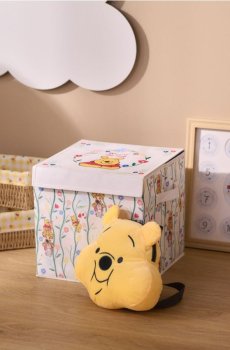 Контейнер для зберігання з кришкою Winnie the Pooh - кремовий