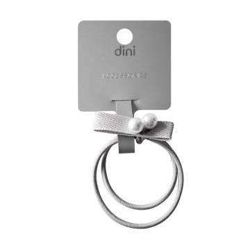Резинка для волос Dini Every Day Жемчужина, серая, 1 шт (d-235) Резинка для волос Dini Every Day Жемчужина, серая, 1 шт (d-235)