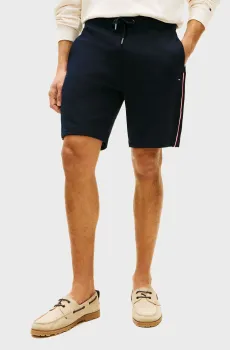 Мужские темно-синие шорты GLOBAL Синий L Tommy Hilfiger MW0MW42883