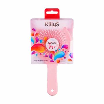 Массажная щетка для волос KillyS Color Love персиковая, 1 шт Массажная щетка для волос KillyS Color Love персиковая, 1 шт