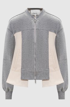 Серая спортивная куртка