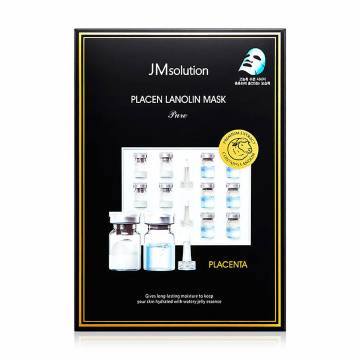 Тканевая маска для лица JMsolution Placen Lanolin Mask с протеинами плаценты и ланолином, 35 мл Тканевая маска для лица JMsolution Placen Lanolin Mask с протеинами плаценты и ланолином, 35 мл