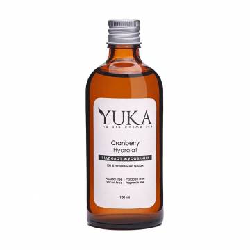 Гидролат для лица, тела и волос Yuka Cranberry Hydrolat, 100 мл Гидролат для лица, тела и волос Yuka Cranberry Hydrolat, 100 мл