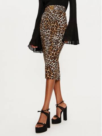 Elisabetta Franchi Спідниця-олівець GO-069-47E1-V380 Коричневий Slim Fit Elisabetta Franchi Спідниця-олівець GO-069-47E1-V380 Коричневий Slim Fit