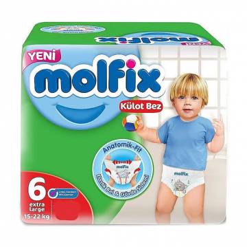Подгузники-трусики Molfix Twin Extra Large размер 6 (15+ кг), 20 шт Подгузники-трусики Molfix Twin Extra Large размер 6 (15+ кг), 20 шт