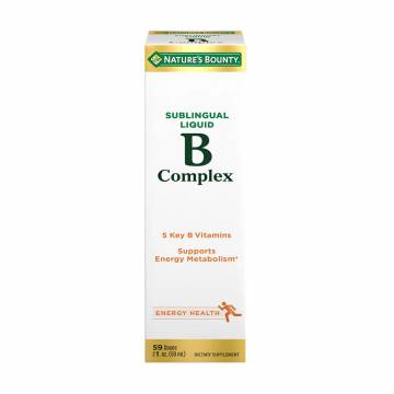 Сублингвальный В-Комплекс Natures Bounty Sublingual Liquid B-Complex, 59 мл Сублингвальный В-Комплекс Natures Bounty Sublingual Liquid B-Complex, 59 мл