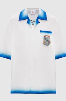 Белая блуза Way Skate из шелка