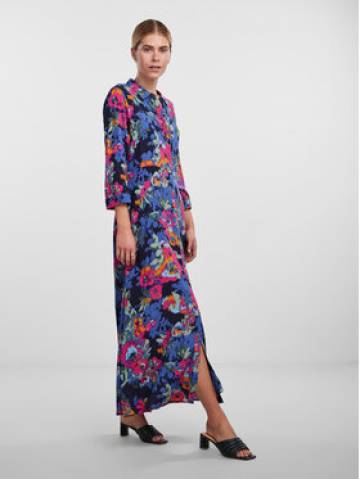 YAS Сукня-сорочка Savanna 26022663 Кольоровий Loose Fit YAS Сукня-сорочка Savanna 26022663 Кольоровий Loose Fit