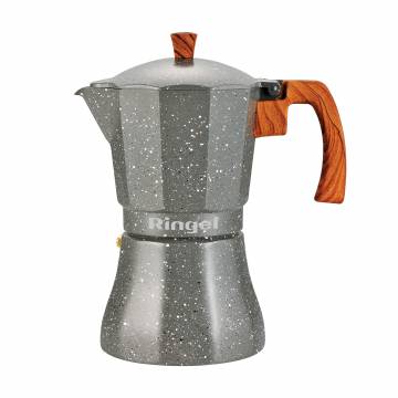 Гейзерная кофеварка Ringel Grey Line на 6 чашек (RG-12104-6) Гейзерная кофеварка Ringel Grey Line на 6 чашек (RG-12104-6)