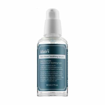 Увлажняющая и смягчающая сыворотка для лица Dear Klairs Rich Moist Soothing Serum, 80 мл Увлажняющая и смягчающая сыворотка для лица Dear Klairs Rich Moist Soothing Serum, 80 мл