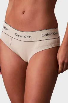 Женские бежевые трусики BIKINI Бежевый L Calvin Klein LV00QF8598