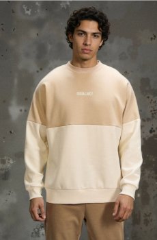 Кофта з круглим вирізом - кремовий