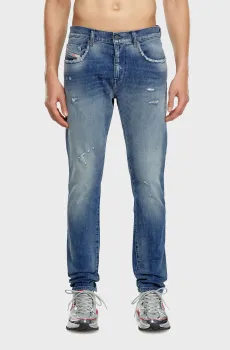 Мужские синие джинсы 2019 D-STRUKT Синий 30-32 Diesel A03558 09J61
