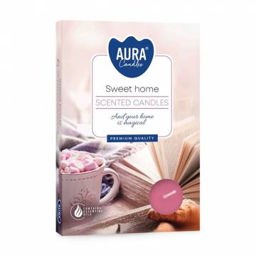 Ароматическая свеча Bispol Scented Candle Sweet Home, 6 шт (p15-337)