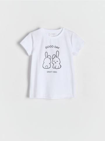 Reserved - Футболка з принтом - кремовий - 835GB-01X