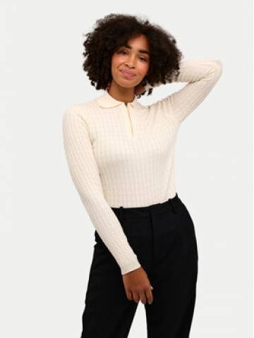 Kaffe Светр Flora 10508952 Бежевий Slim Fit Kaffe Светр Flora 10508952 Бежевий Slim Fit