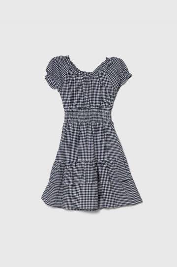 Детское платье Guess цвет чёрный mini расклешённая