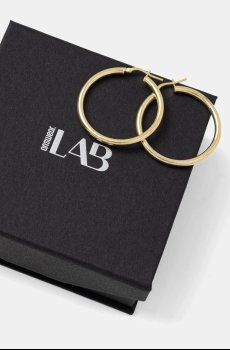 Серьги Answear.LAB из серебра 925 пробы, покрытого 18-каратным золотом