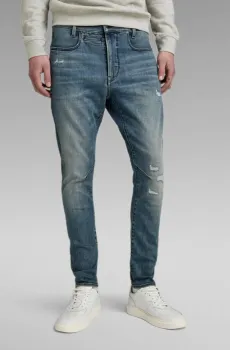 Мужские синие джинсы D-Staq 3D Slim Синий 34-34 G-Star RAW D05385,C051