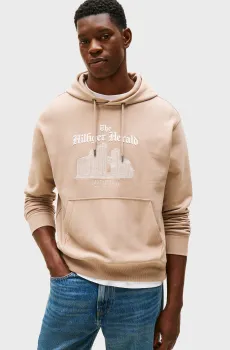 Мужское бежевое худи HERALD SKYLINE Бежевый S Tommy Hilfiger MW0MW40066