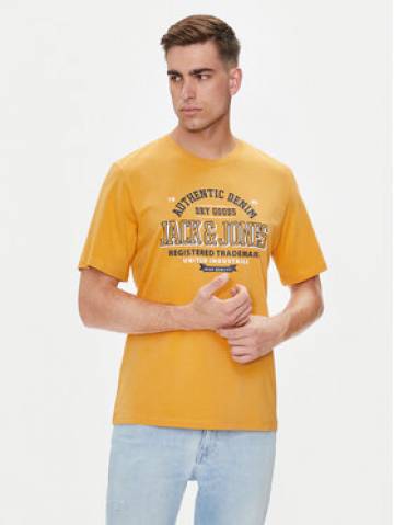 Jack&Jones Футболка Logo 12254862 Жовтий Standard Fit Jack&Jones Футболка Logo 12254862 Жовтий Standard Fit