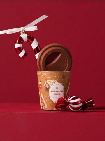 Ароматична свічка Gingerbread Cookie - бежевий Ароматична свічка Gingerbread Cookie - бежевий