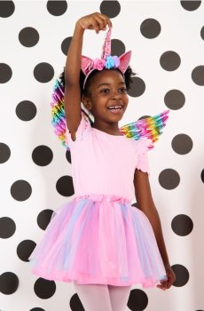 Карнавальний костюм єдинорога - різнобарвний