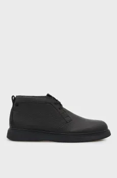 Мужские черные кожаные дезерты COMFORT CHUKKA Черный 41 Tommy Hilfiger FM0FM06075