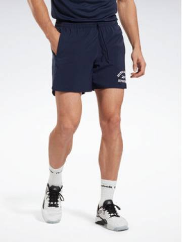 Reebok Спортивні шорти Training Graphic Woven Shorts HT3704 Голубий Reebok Спортивні шорти Training Graphic Woven Shorts HT3704 Голубий