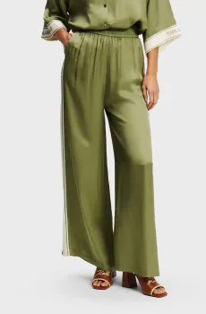 Женские оливковые брюки PRINTED Оливковый 38 Karl Lagerfeld A2W10118