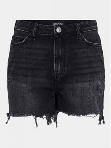 Pieces Джинсові шорти Summer 17146748 Чорний Regular Fit Pieces Джинсові шорти Summer 17146748 Чорний Regular Fit