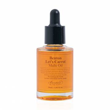 Мультифункциональная сыворотка для лица Benton Lets Carrot Multi Oil с маслом моркови, 30 мл Мультифункциональная сыворотка для лица Benton Lets Carrot Multi Oil с маслом моркови, 30 мл