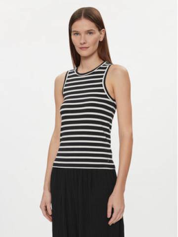 Tommy Hilfiger Топ WW0WW40590 Чорний Slim Fit Tommy Hilfiger Топ WW0WW40590 Чорний Slim Fit