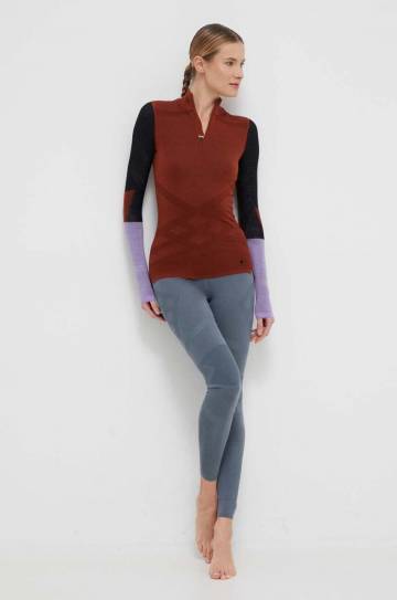 Функциональный лонгслив Smartwool Intraknit Thermal Merino цвет коричневый Функциональный лонгслив Smartwool Intraknit Thermal Merino цвет коричневый