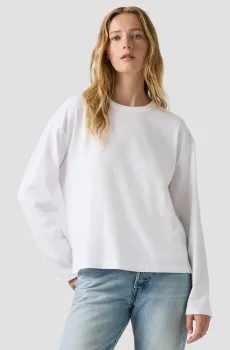 Женский белый лонгслив Белый L Levi’s® 0085S;0000