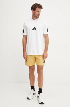 Хлопковая футболка adidas ZNE