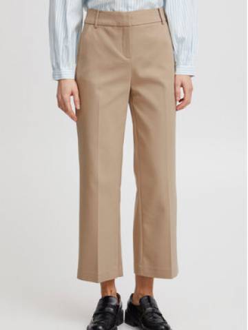 Fransa Штани з тканини 20611919 Бежевий Regular Fit Fransa Штани з тканини 20611919 Бежевий Regular Fit
