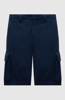 Синие шорты карго