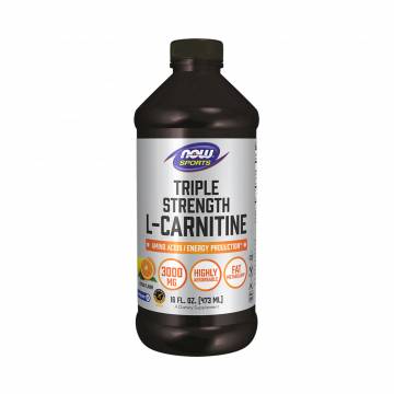 L-Карнитин NOW foods Sports Triple Strength L-Carnitine Citrus 3000 мг, в жидкости, 473 мл L-Карнитин NOW foods Sports Triple Strength L-Carnitine Citrus 3000 мг, в жидкости, 473 мл