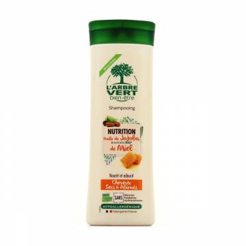 Гипоаллергенный шампунь для волос LArbre Vert Nutrition Shampoo Питательный, с экстрактами масла жожоба и меда, 250 мл Гипоаллергенный шампунь для волос LArbre Vert Nutrition Shampoo Питательный, с экстрактами масла жожоба и меда, 250 мл
