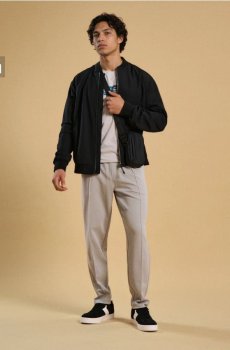 Штани tapered fit - сірий